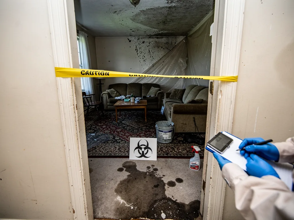 Warning signs that biohazard cleanup is needed
